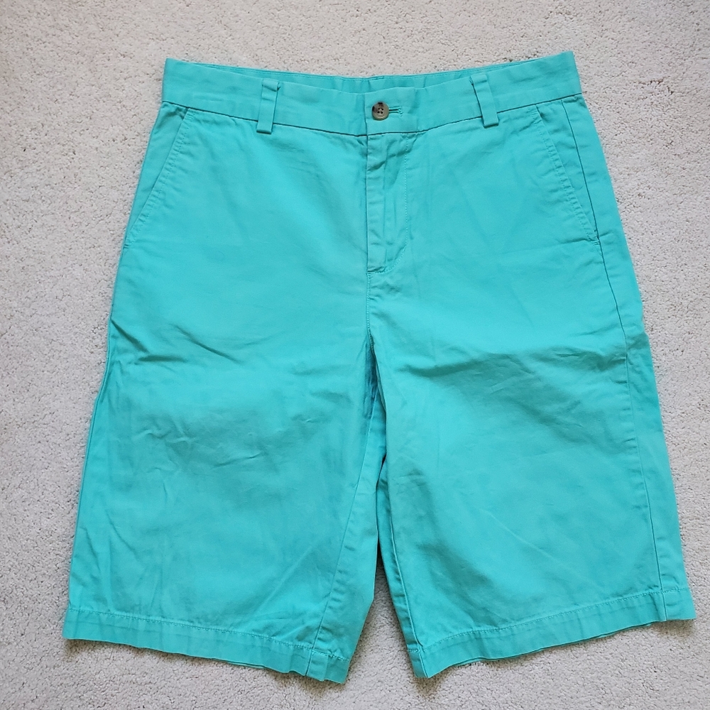Vineyard Vines Boys Aqua Green Shorts sz18
